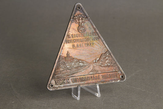 Early NSKK Nordsee "Plakette" from 1935. Original.
