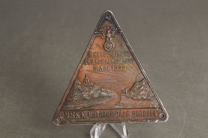 Early NSKK Nordsee "Plakette" from 1935. Original.