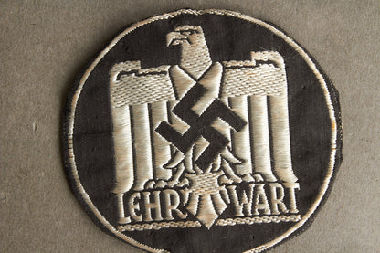 DRL "LEHRWART" Cloth "Leistungsabzeichen". Tunic Removed. Original.