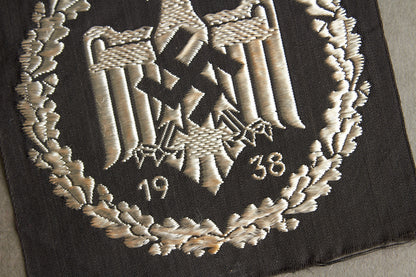 DRL "1938" Cloth "Leistungsabzeichen". Original.