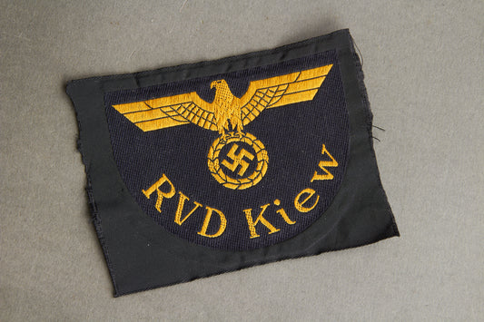 Reichsbahn "RVD Kiew" Sleeve Insignia. Rare. Original.