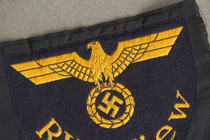 Reichsbahn "RVD Kiew" Sleeve Insignia. Rare. Original.