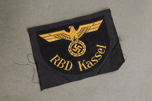 Reichsbahn "RBD Kassel" Sleeve Insignia. Original.