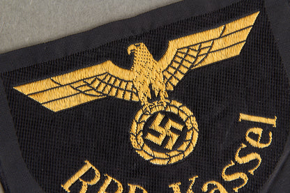 Reichsbahn "RBD Kassel" Sleeve Insignia. Original.