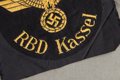Reichsbahn "RBD Kassel" Sleeve Insignia. Original.