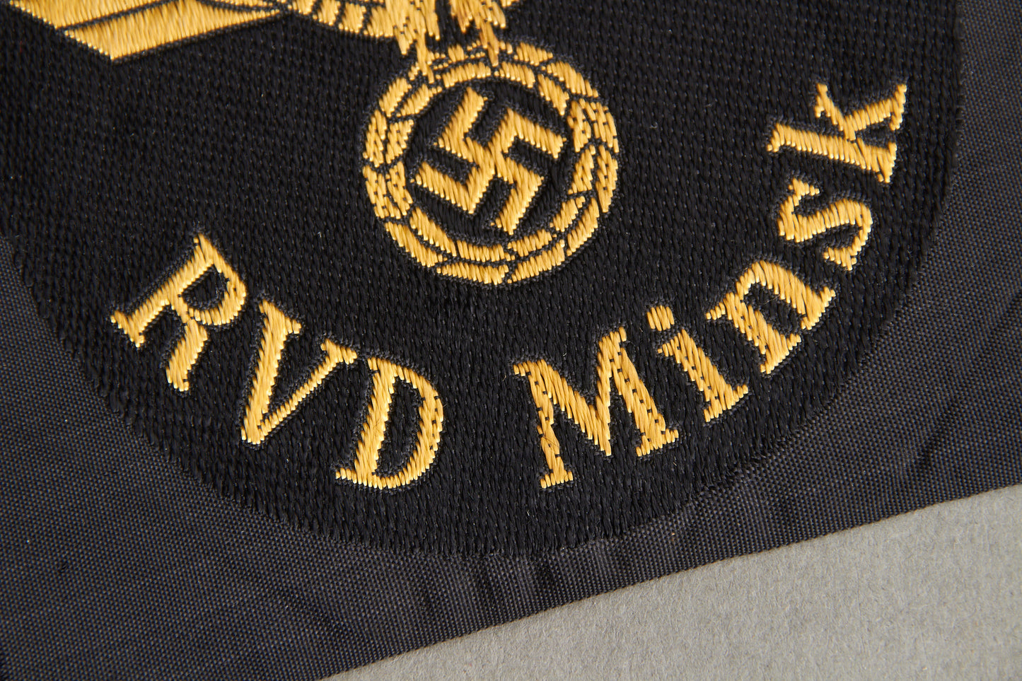 Reichsbahn "RVD Minsk" Sleeve Insignia. Rare. Original.