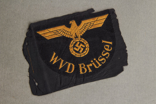 Reichsbahn "WVD Brüssel" Sleeve Insignia. Original.