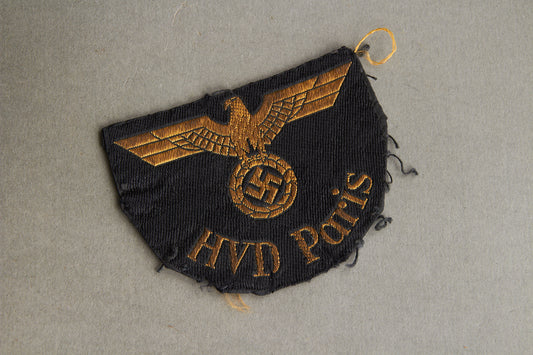 Reichsbahn "HVD Paris" Sleeve Insignia. Rare. Original.