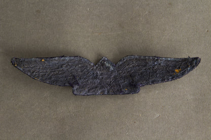 Early Luftwaffe Civil Pilot's "Fliegerkapitan"/"Flugbetriebslieter" Cap Badge. Rare! Original.