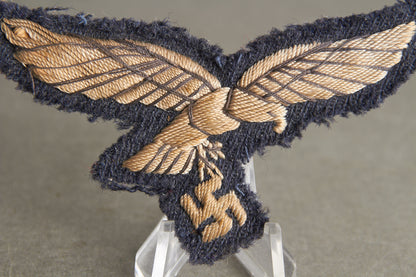 Very Early Luftwaffe "Unteroffizier" Breast Eagle. Tunic removed. Hard to find. Original.