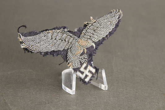 Early Luftwaffe "Drop Tail" Officer Breast Eagle. Tunic removed. Original.