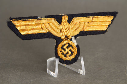 Kriegsmarine Officer Breast Eagle. Tunic Removed. Original.