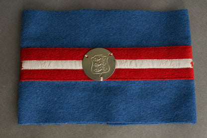 Danish Resistance Member Armband. Original.
