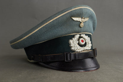 Wehrmacht Infanterie (Mannschaften/Unteroffiziere) Visor Cap. Original.