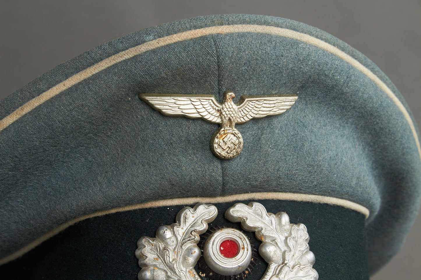 Wehrmacht Infanterie (Mannschaften/Unteroffiziere) Visor Cap. Original.