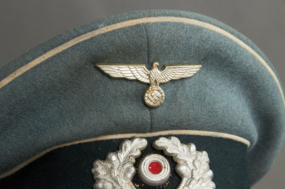 Wehrmacht Infanterie (Mannschaften/Unteroffiziere) Visor Cap. Original.