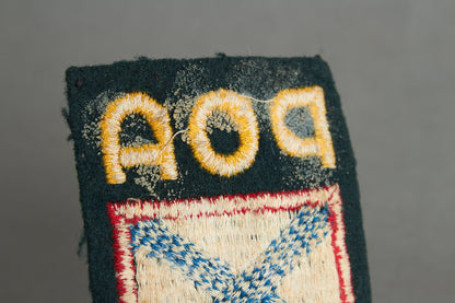 Wehrmacht POA (Russischen Befreiungsarmee) "Ärmelschild" Sleeve Shield Insignia. Original