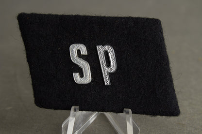 Waffen-SS collar tab used by NSKK "Transportgruppe Speer". Rare. Original.