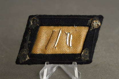 Waffen-SS collar tab used by NSKK "Transportgruppe Speer". Rare. Original.