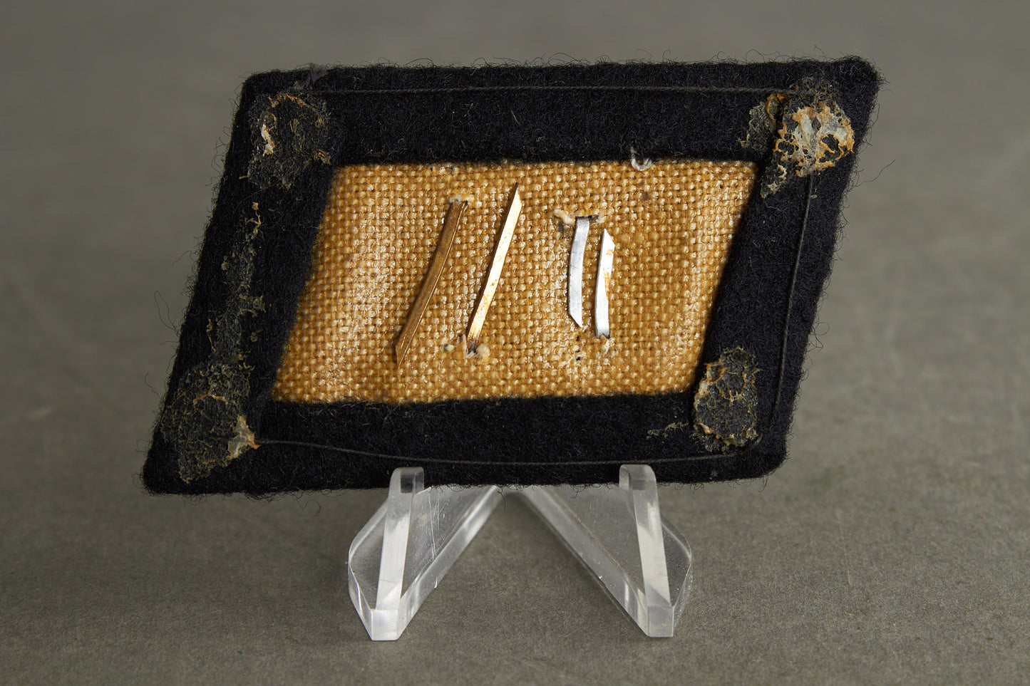 Waffen-SS collar tab used by NSKK "Transportgruppe Speer". Rare. Original.