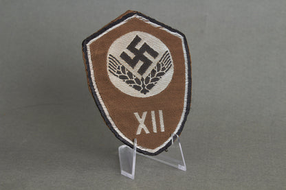 RADwJ (Reichsarbeitsdienst der weiblichen Jugend) "Ärmelschild" Sleeve Shield Insignia. Original.