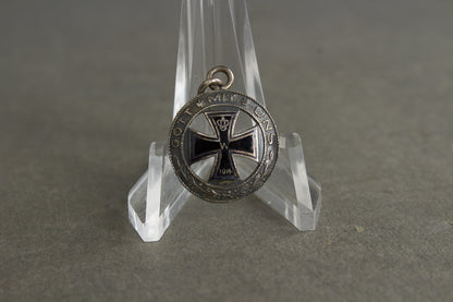 Widow Iron Cross Necklace Pendant. 800-Silver. Original.