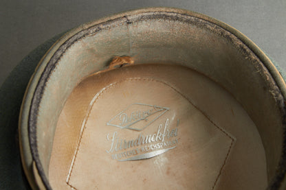 Wehrmacht Infanterie (Mannschaften/Unteroffiziere) Visor Cap. Original.