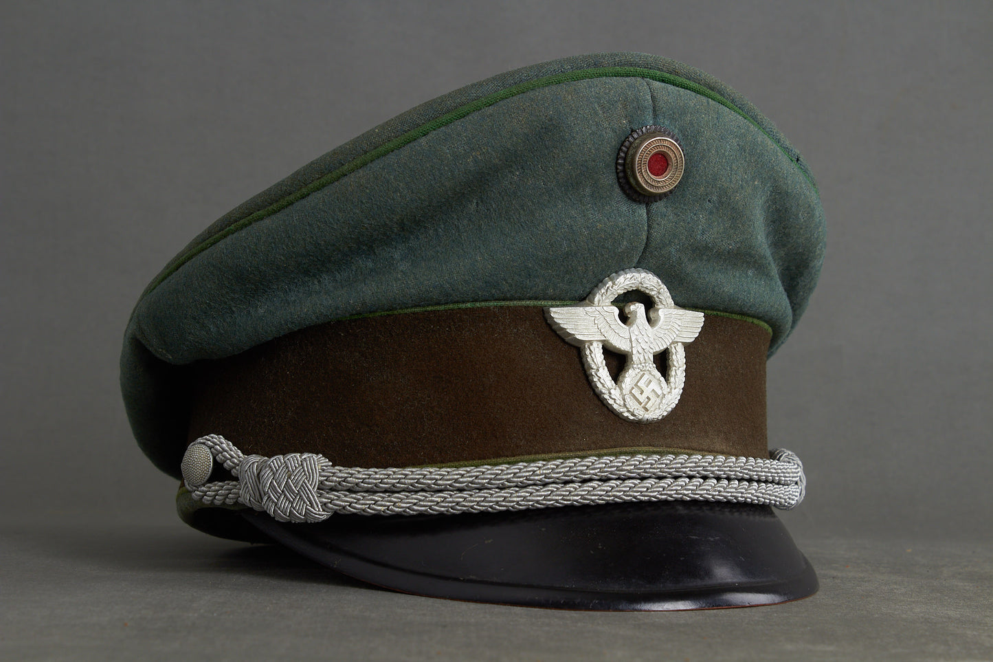Early Polizei Officer Visor Cap. Original.