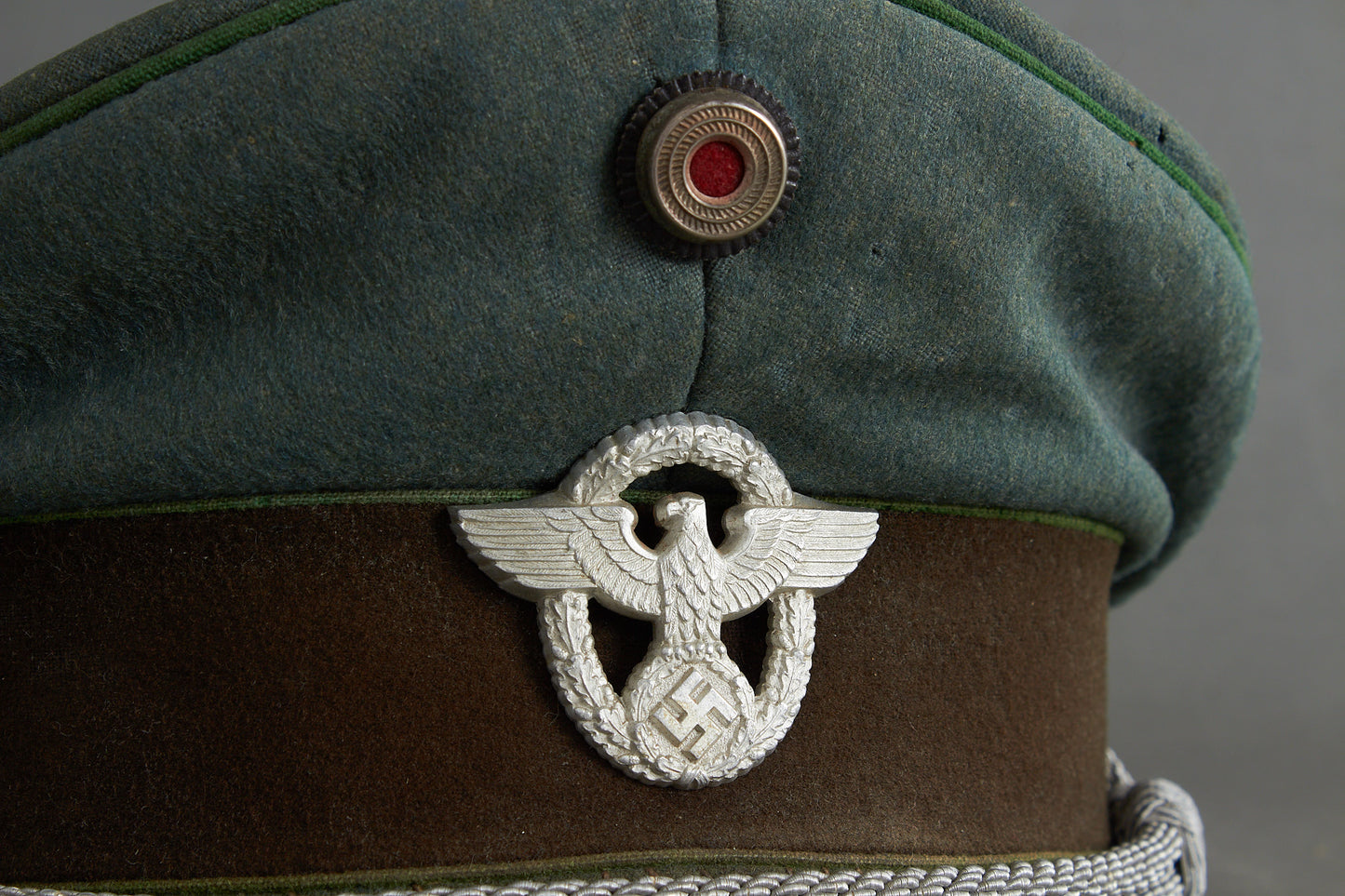 Early Polizei Officer Visor Cap. Original.