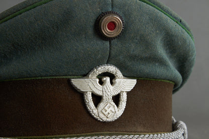 Early Polizei Officer Visor Cap. Original.