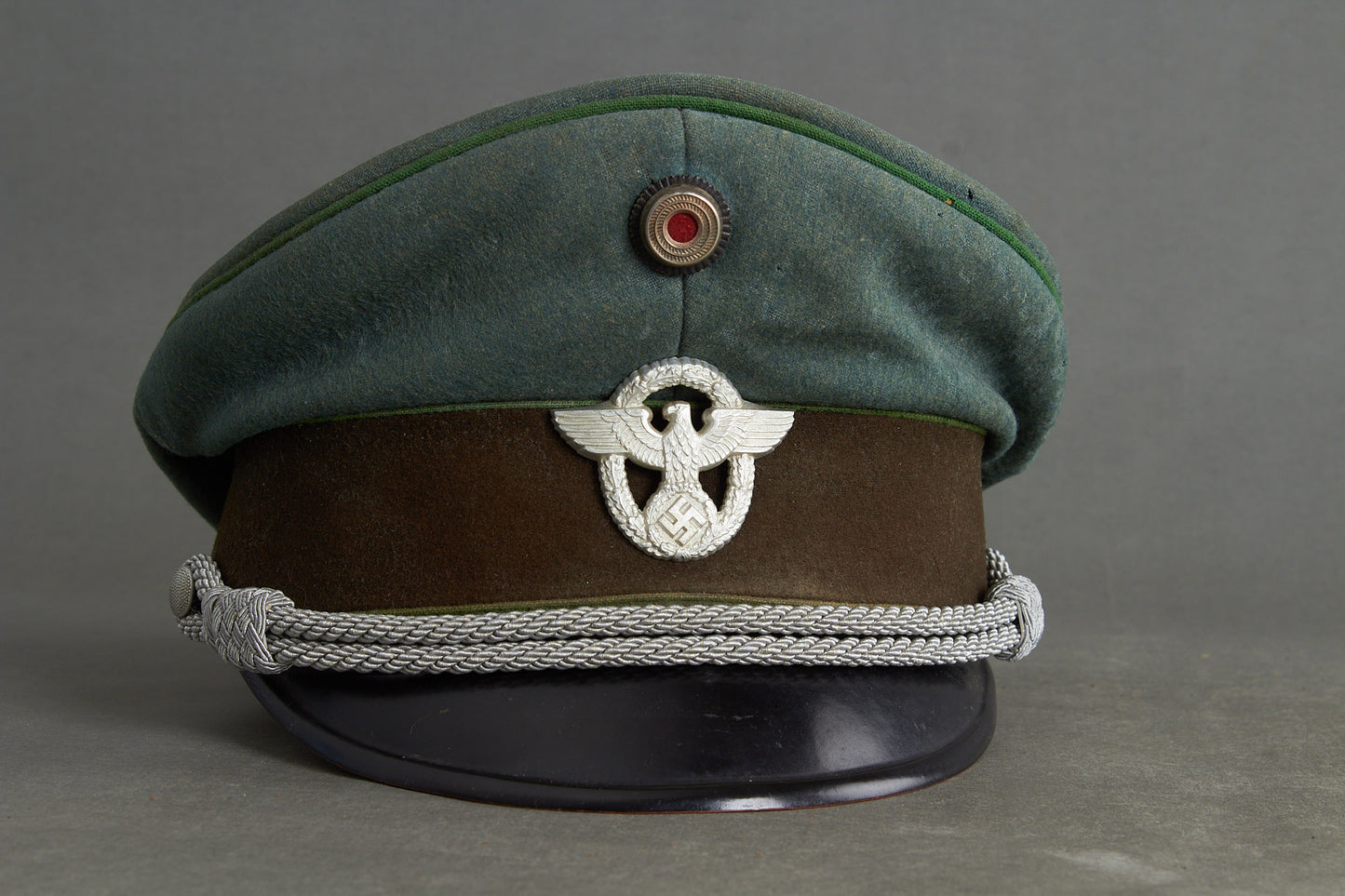 Early Polizei Officer Visor Cap. Original.