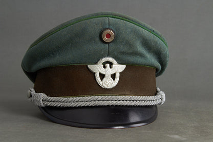 Early Polizei Officer Visor Cap. Original.
