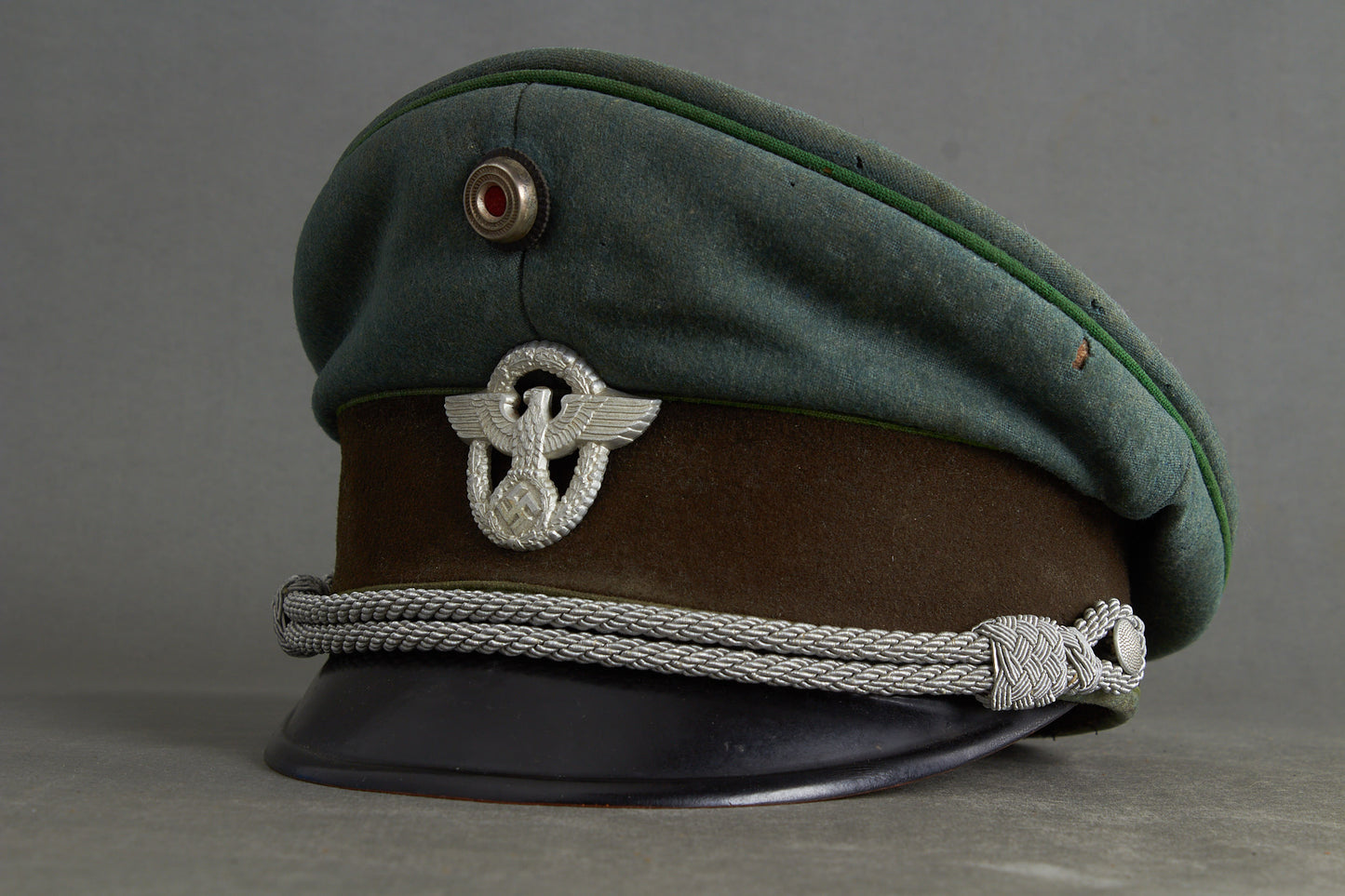 Early Polizei Officer Visor Cap. Original.