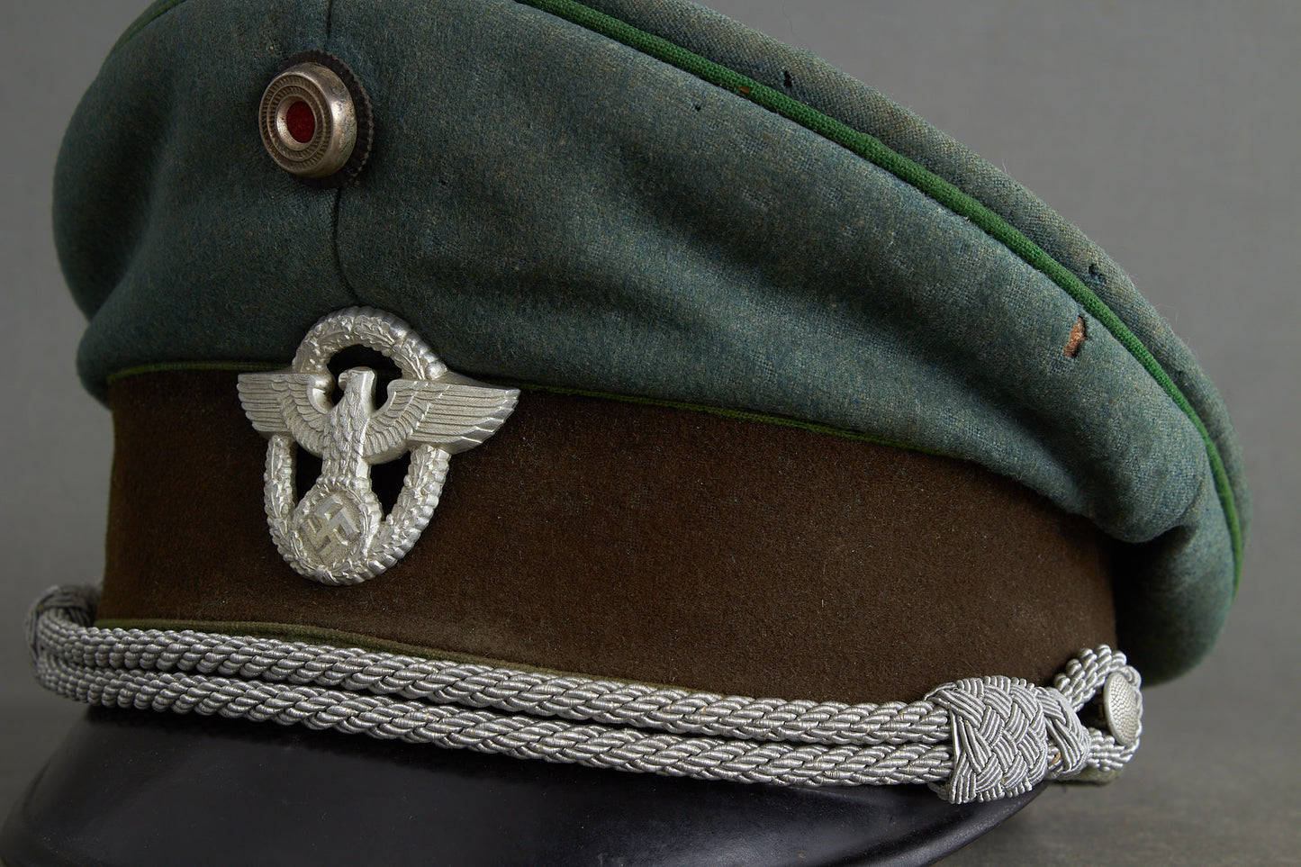 Early Polizei Officer Visor Cap. Original.