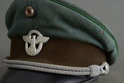 Early Polizei Officer Visor Cap. Original.
