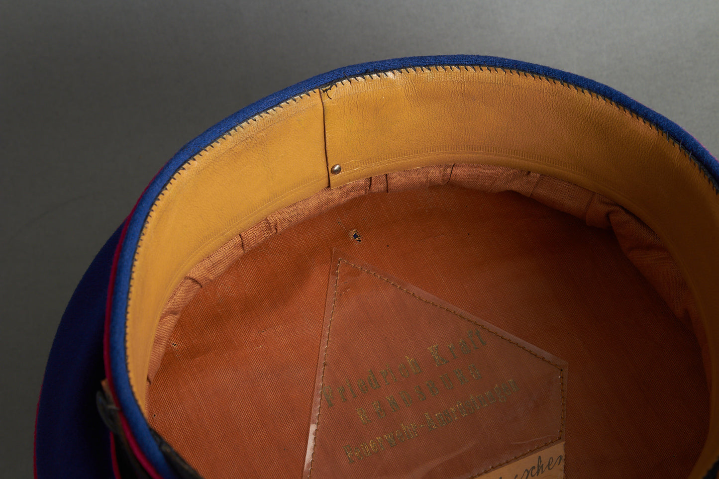 Early Feuerschutzpolizei (Mannschaften/Unteroffiziere) Visor Cap. Original.
