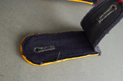 Luftwaffe Fliegertruppe Shoulder Boards. Matching Pair. With label. Original.