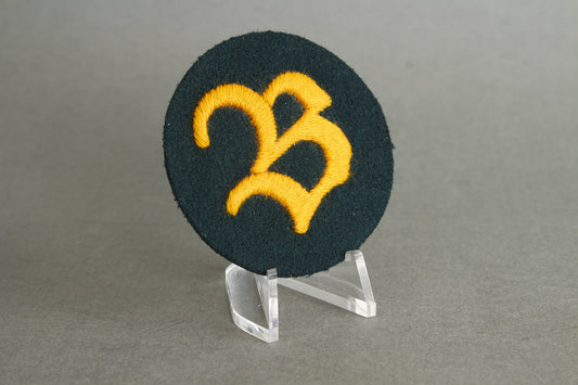 Wehrmacht Ärmelabzeichen "Zahlmeisteranwärter". Luxusausführung. Maker marked. Original.