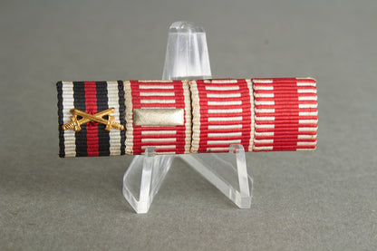 4-Place Ribbon Bar. Original.