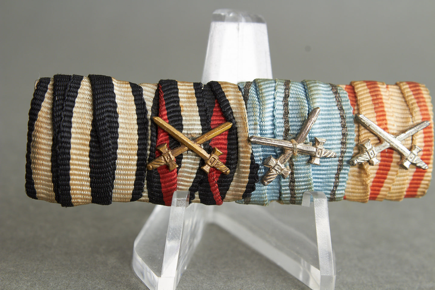 4-Place Ribbon Bar. Original.