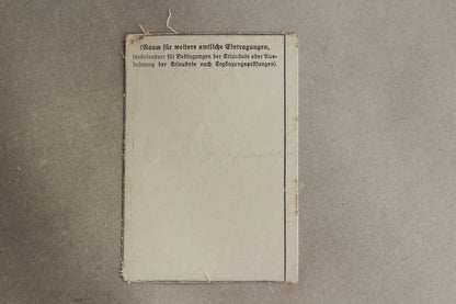 Wehrmacht "Kraftfahrbewährungsabzeichen" Urkunde Grouping. Original.