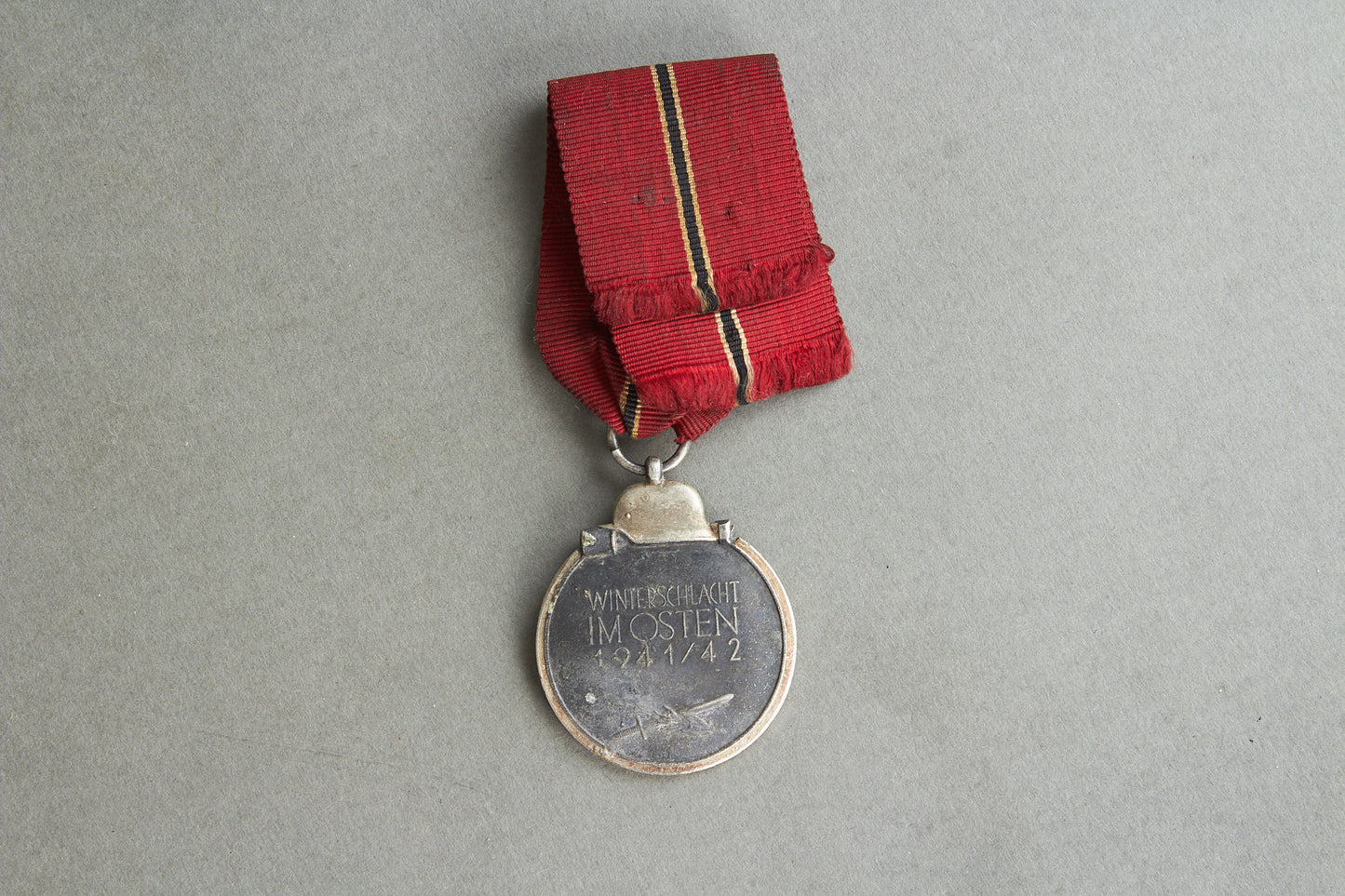 "Winterschlacht im Osten" Medal. Maker marked "108". Original.