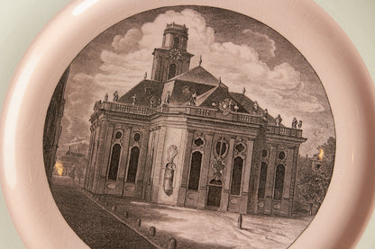 Memorial Porcelain Plate "Zur Erinnerung an die Saarabstimmung 13.01.1935". Original.
