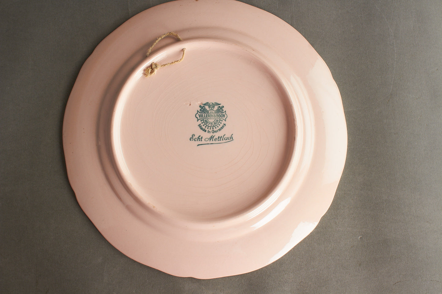 Memorial Porcelain Plate "Zur Erinnerung an die Saarabstimmung 13.01.1935". Original.