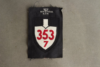 RAD "Reichsarbeitsdienst" Sleeve insignia. Unused. Original.