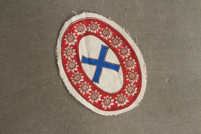 Wehrmacht Foreign Volunteer "Besetztes Russland Ostarbeiter Bewährungsabzeichen" Sleeve Shield. Rare. Original.