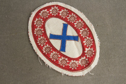 Wehrmacht Foreign Volunteer "Besetztes Russland Ostarbeiter Bewährungsabzeichen" Sleeve Shield. Rare. Original.
