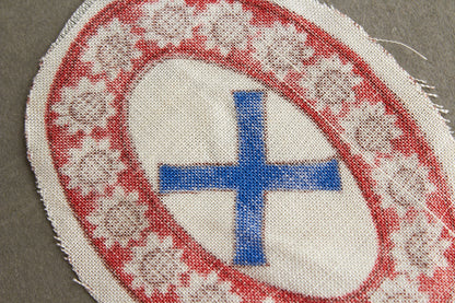 Wehrmacht Foreign Volunteer "Besetztes Russland Ostarbeiter Bewährungsabzeichen" Sleeve Shield. Rare. Original.