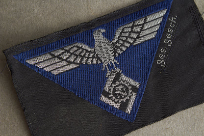 TeNo (Technische Nothilfe) Sidecap Eagle. Unused. Original.