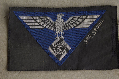 TeNo (Technische Nothilfe) Sidecap Eagle. Unused. Original.
